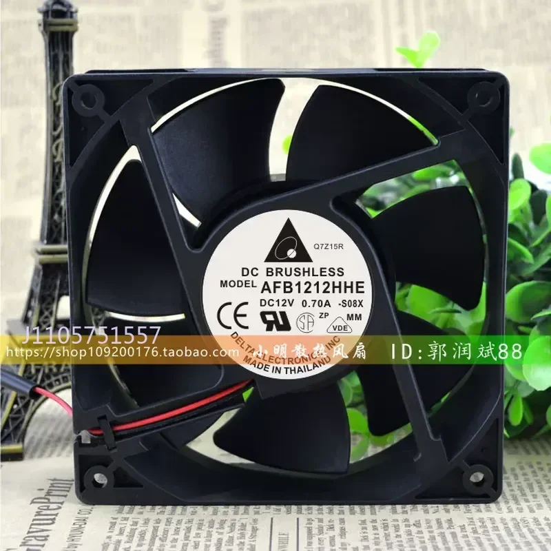 for Delta AFB1212HHE 12V 120mm 12038 0.70A PWM Cooling Fan with Speed Measurement and Alarm Function