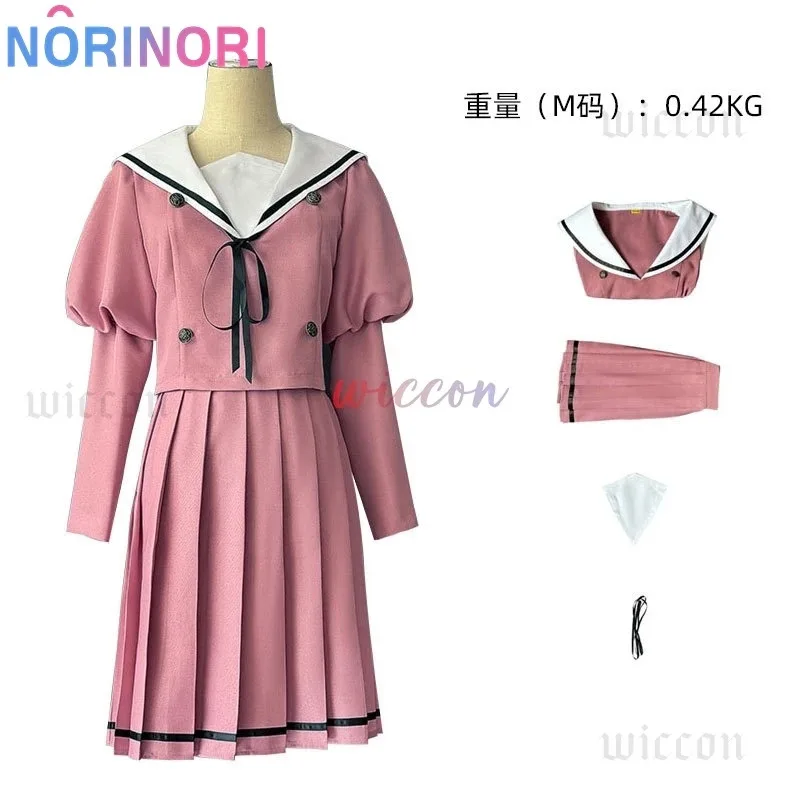 أزياء CyWaguri Kaoruko التأثيرية أزياء الزهرة العطرة تتفتح مع أزياء JK الموحدة شعر مستعار طويل كرنفال المرأة مجموعة يومية غير رسمية