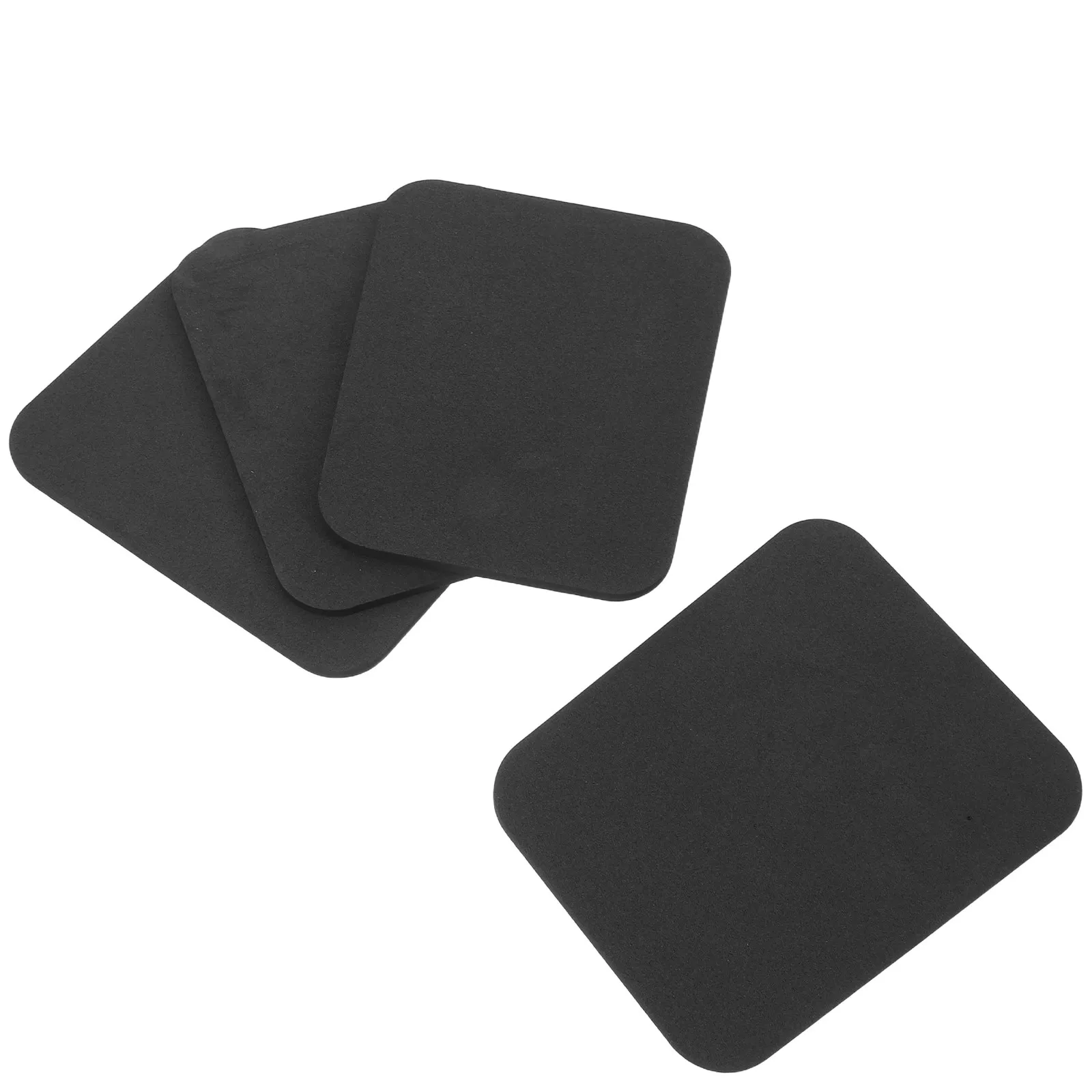 

Комплект из 4 дышащих черных защитных накладок для лыж и сноуборда, легкие, настраиваемые по размеру, с мягкой подкладкой, вставки для ботинок