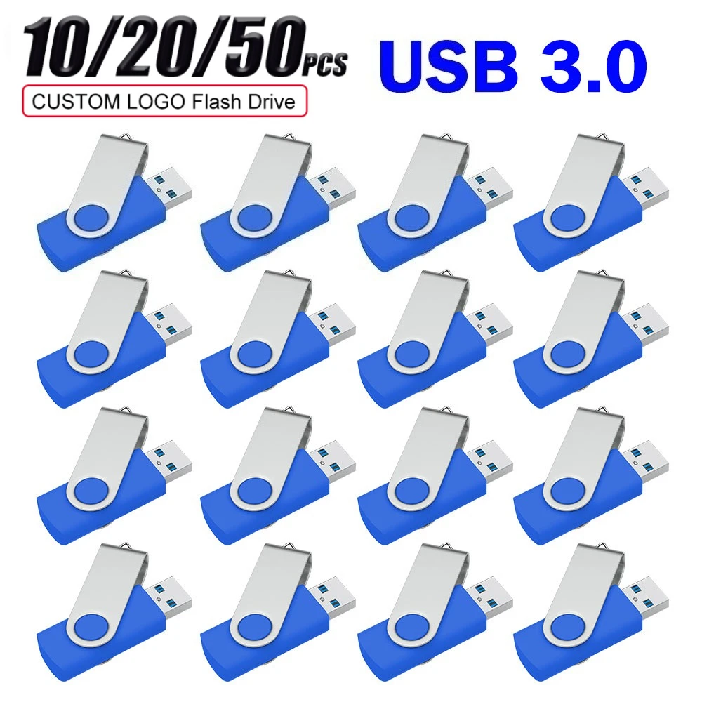 

1/20/50 шт./лот, бесплатный индивидуальный логотип, USB 3,0, флэш-накопитель, 8 ГБ, 16 ГБ, флэш-накопитель, 32 ГБ, USB-накопитель, 64 ГБ, металлический флэш-накопитель USB
