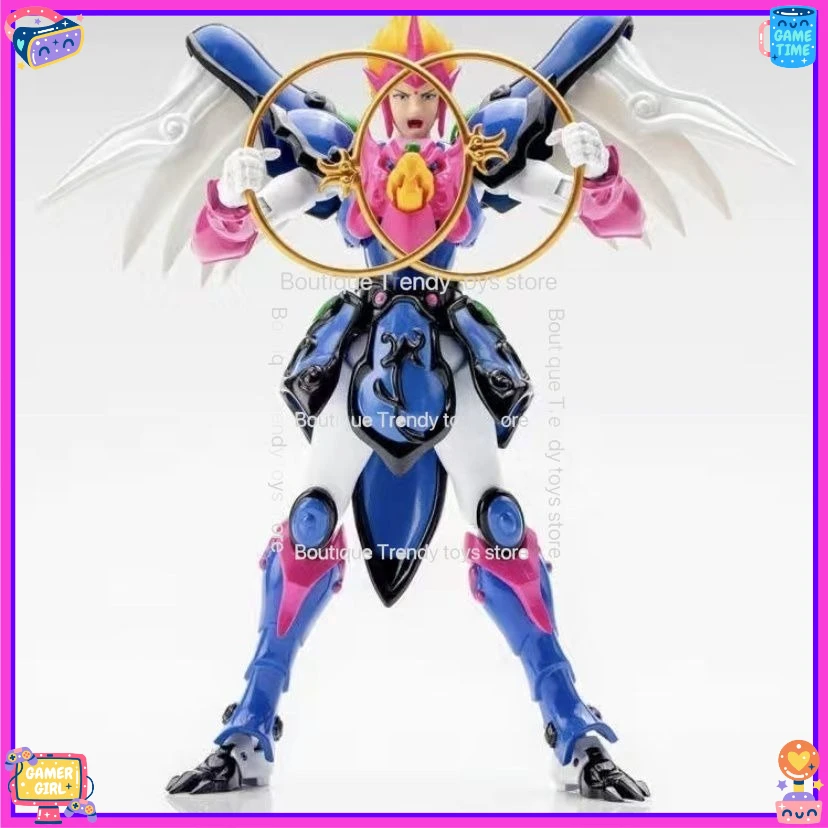 Dasheng modelo gt tenku senki oito guerreiros tigre rei garuda liga figura articulada brinquedo de ação com transformação