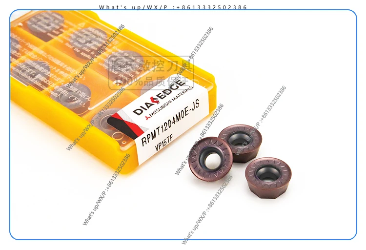 Cortador de grano importado Original R5, inserto de fresado CNC R4 R5 grueso R6 R0.8/1135 NP/VP15TF