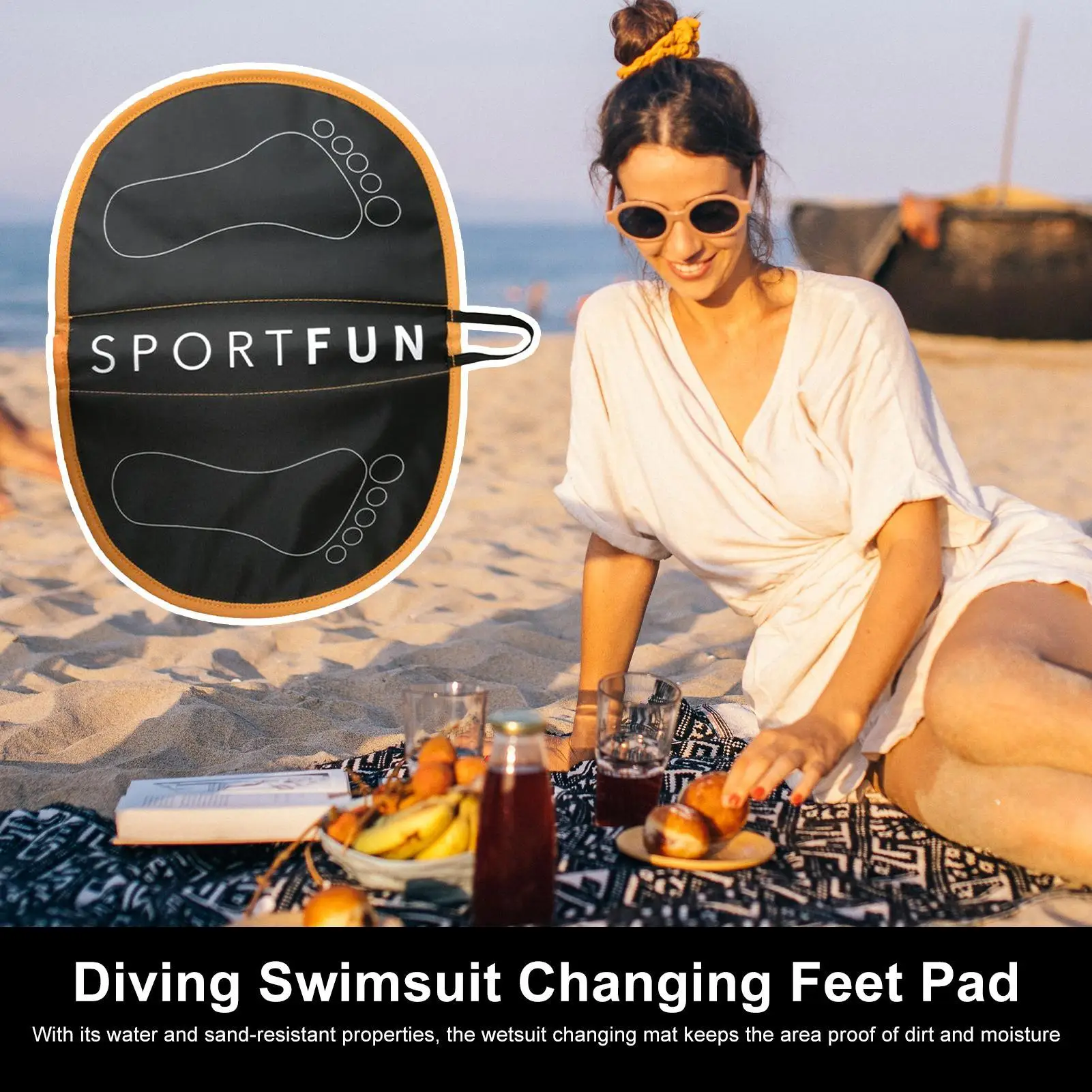 

Wetsuit Changing Mat Bag Folding Pad With Carry Handle Foldable Changing Mat For Surfing With Carry Handle For Professional