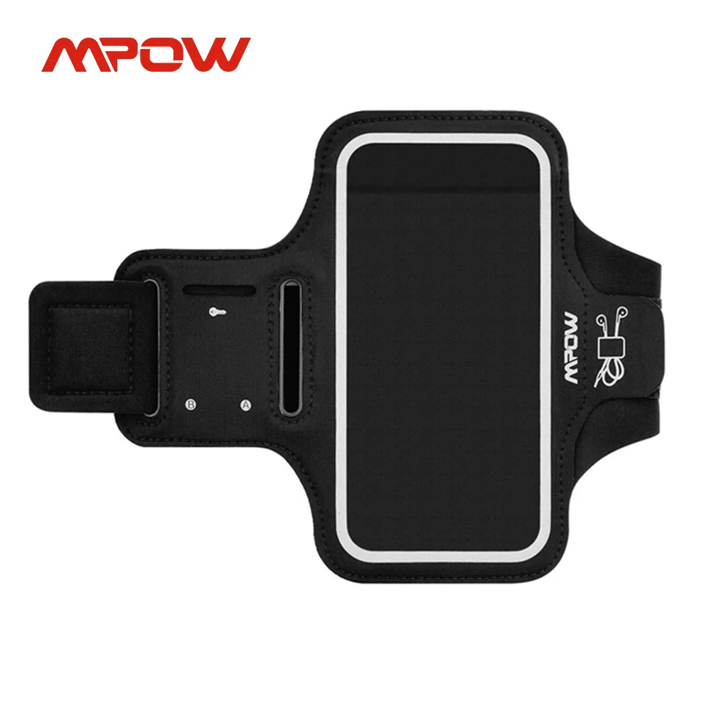 Mpow Large Screen Mobile Phone Arm Bag Armband with Key Case 6.5 inches for Outdoor Sports Running Fitness Yoga Climbing Hiking