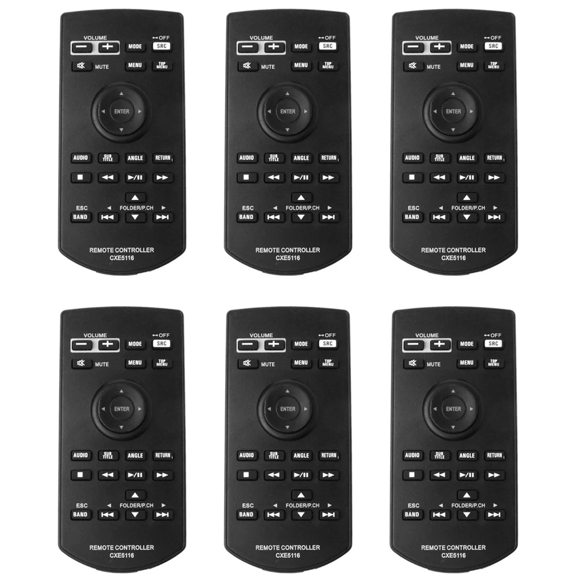 

6X Replacement Remote Control CXE5116 for PIONEER AVH-1300NEX AVH-X390BS AVH-2300NEX