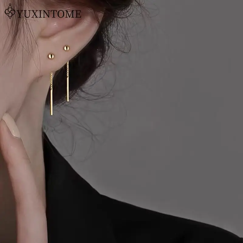 925 Sterling Silver Small Round Bead Studs Earrings