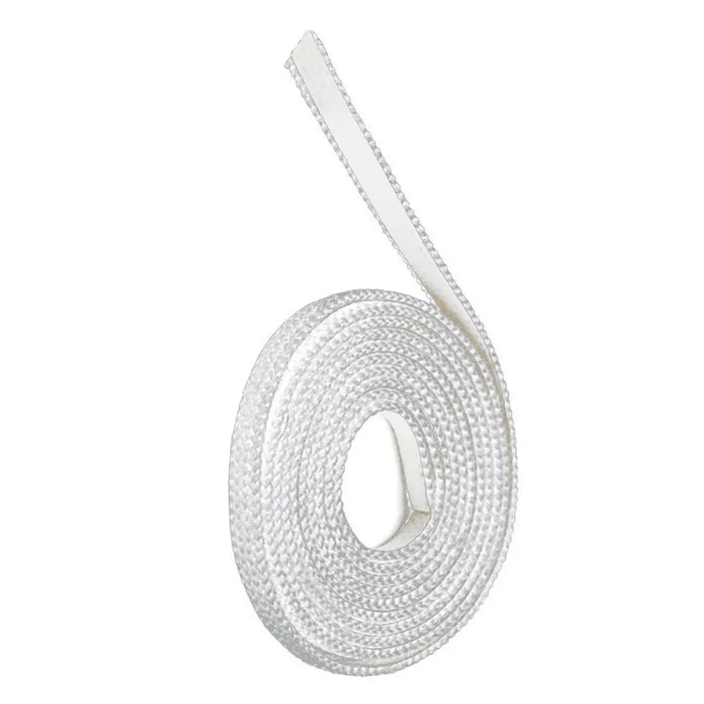 High Temperature Resistant Stove Fire Rope 10mm x 3mm Fiberglass Material Perfect for Kiln & Heat Exchanger Seals