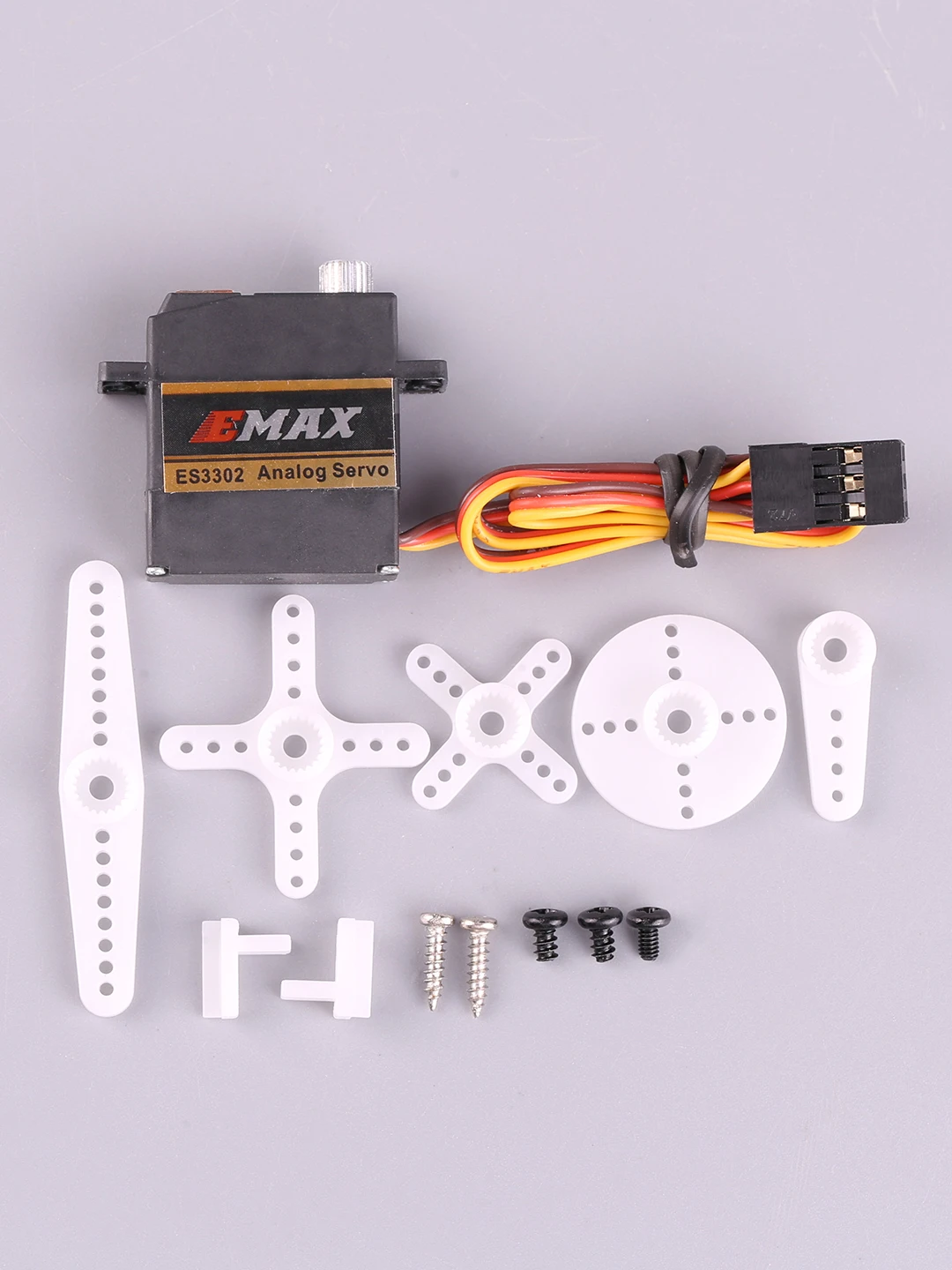 Emax ES3302 4.8V/6.0V 2.4/2.8kgf.cm Metal Gear Analog Mini Servo Futaba JR Plug For RC Airplane Helicopter Glider Toys