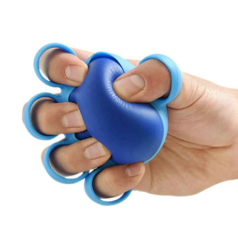 1PC Five-finger Grip Ball Hand Gripper Finger Practice Old Men Hemiplegia Sports Strength Rehabilitation Training Gripper