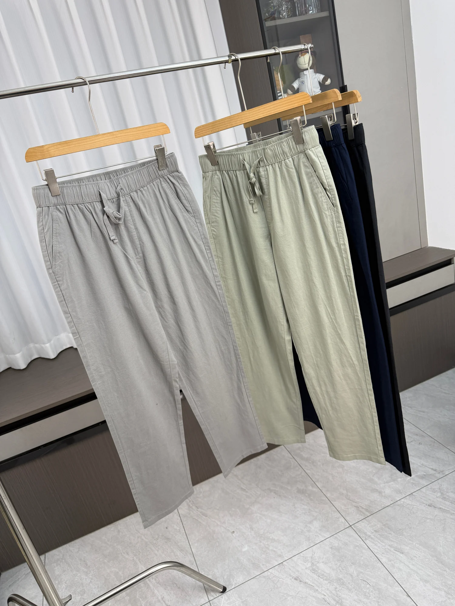 Light Quick-Dry Comfortable Elastic Waist Sports Casual Pants Men's Summer Loose Fit Versatile Breathable Casual Trousers