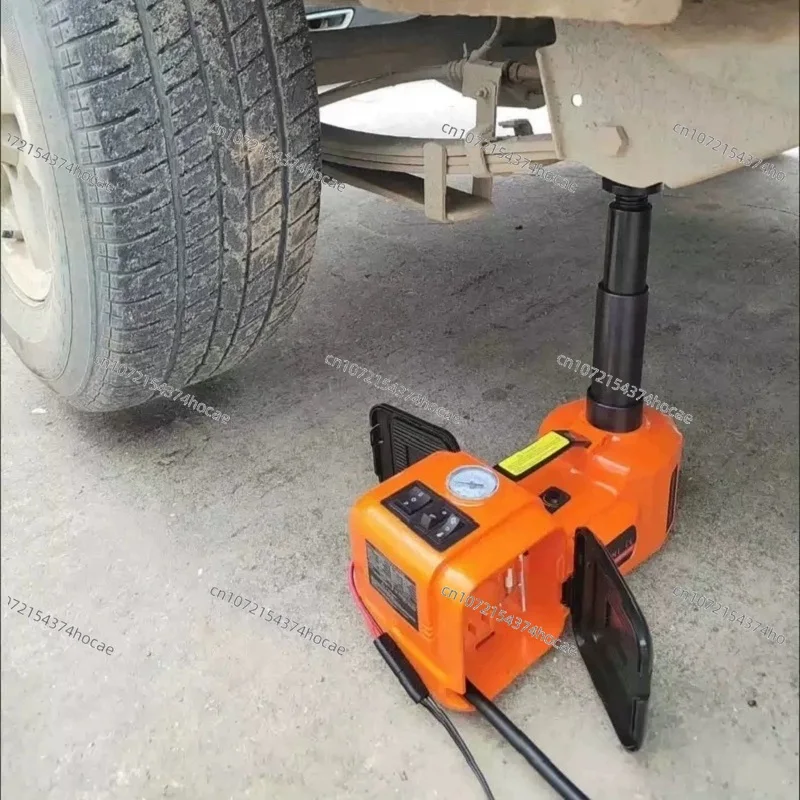 

12V Car Electric Hydraulic Jack Kit 5Ton Automatic Lifting Jacks with Tire Inflator Pump Wheel Disassembly Replacement Aid Tools