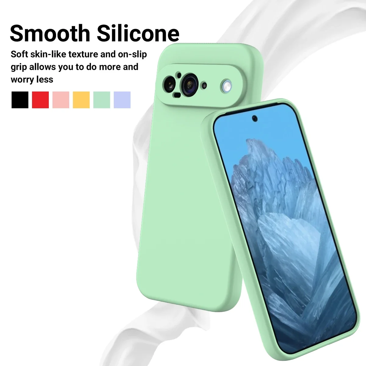 

For Google Pixel9 Pro XL 8 Pro 8A Case Soft Silicone with Lanyard Skin-friendly Cover For Pixel 9 8 Pro XL 8 A Shockproof Bumper