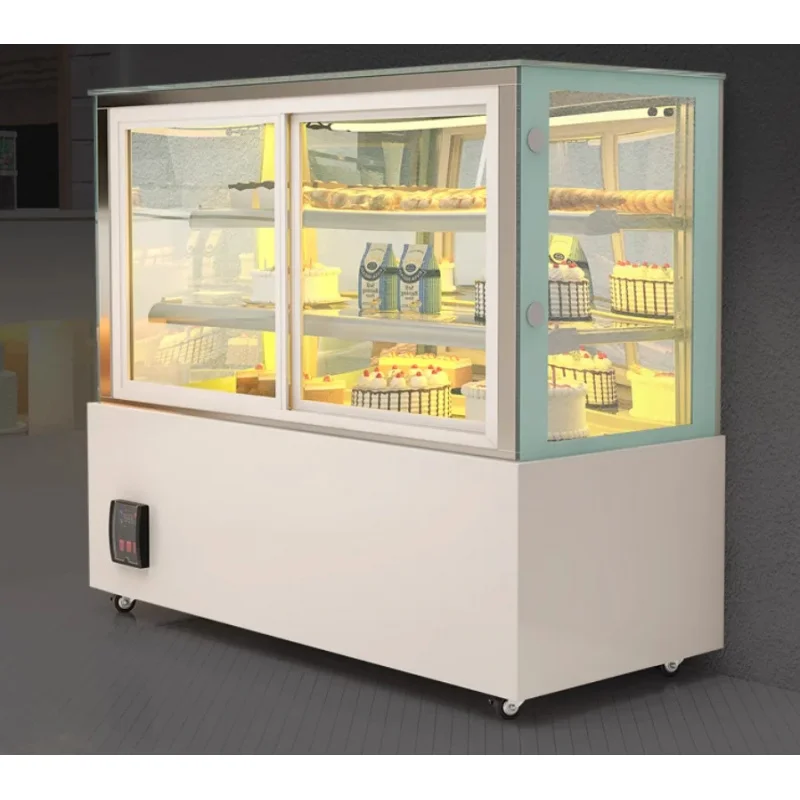 

Customize.HZD Cheese Chocolate Bread Dessert Showcase Cake Display Fridge Refrigering Equipment Bakery Open Chiller Cooling
