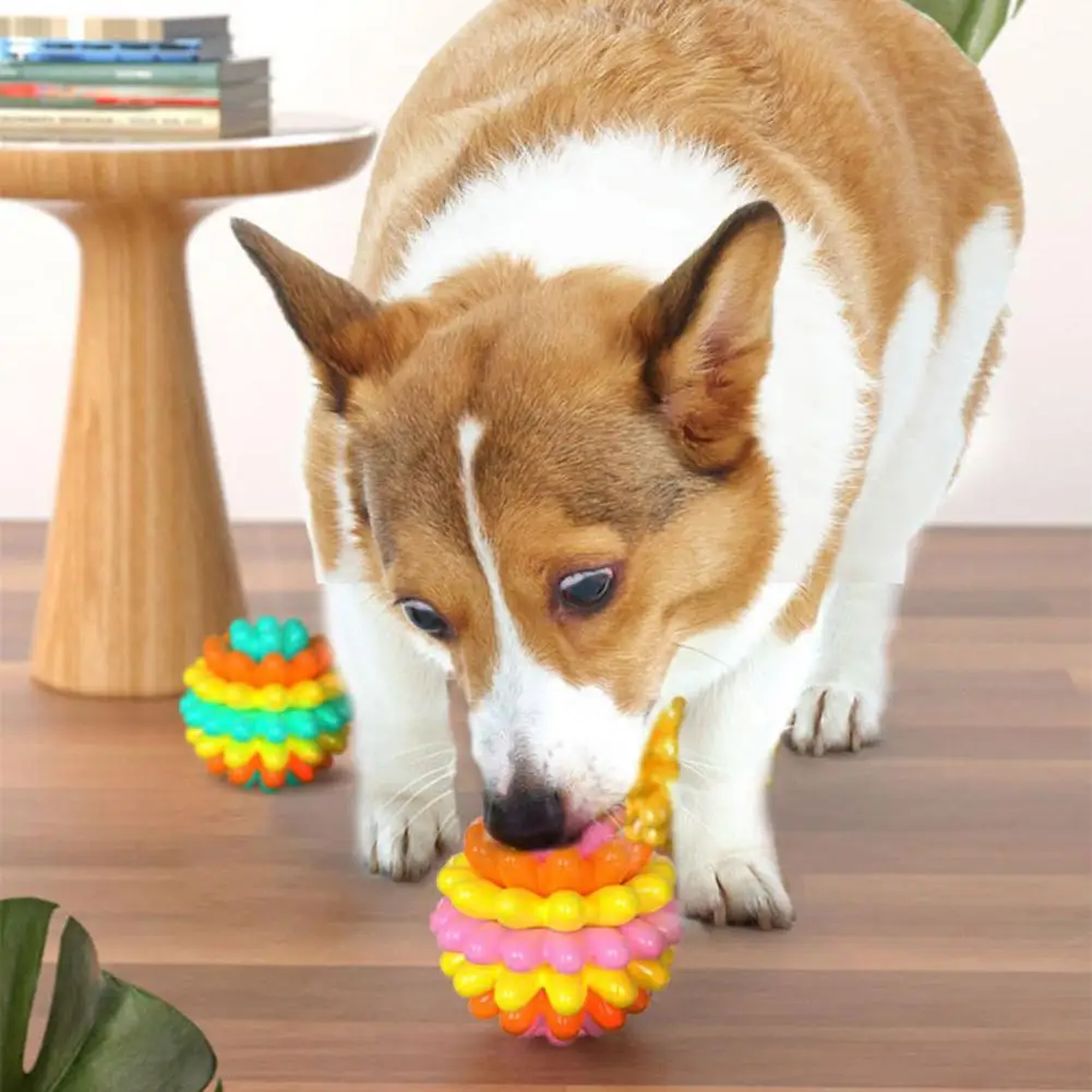 Dog Toy for Strong Chewers Spiky Chew Toy for Dogs Heavy-duty Spiky Dog Chew Ball Oral Care Molar Toy for Medium Dogs Durable