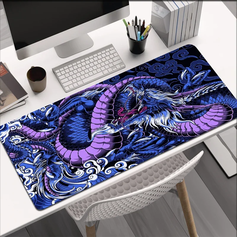 Chinese Dragon Culture Style Computer Mouse Pad Gaming Accessories Mause Pad Mause Carpet Deskmat Keyboard Pad Accessories