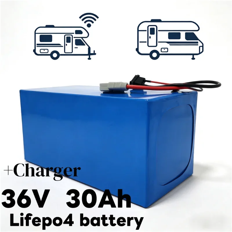 36V 30Ah LiFePO4 Battery with Protection BMS | Suitable for Electric Wheelchairs, Industrial Handling Trucks, Recreational Sight