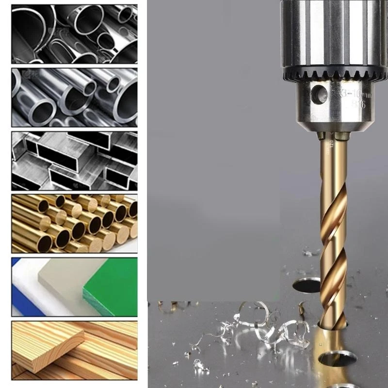 Круглый хвостовик уменьшенные буровые биты кобальт HSS Отверстие для бурового инструмента для деревянного железа из нержавеющей