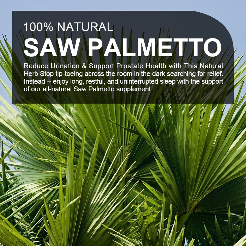 Saw Palmetto Prostate Supplements for Men To Extenze Youth & Reduce Prostate Inflammation Reduce Balding & Hair Thinning