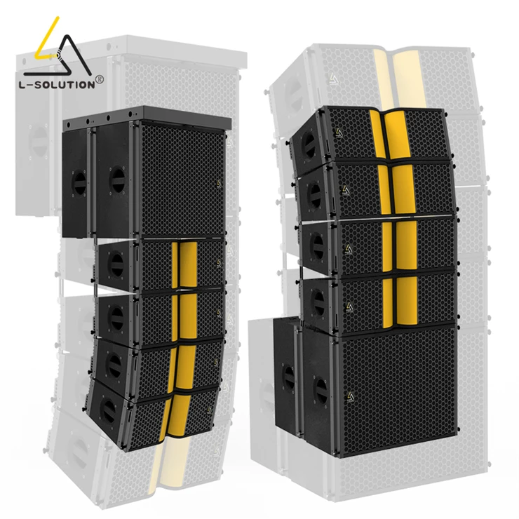 L-Solution Professional Audio Sound System Dual 8 Inch Line Array Speakers And 18 Inch Subwoofers With 8ohm Impedance