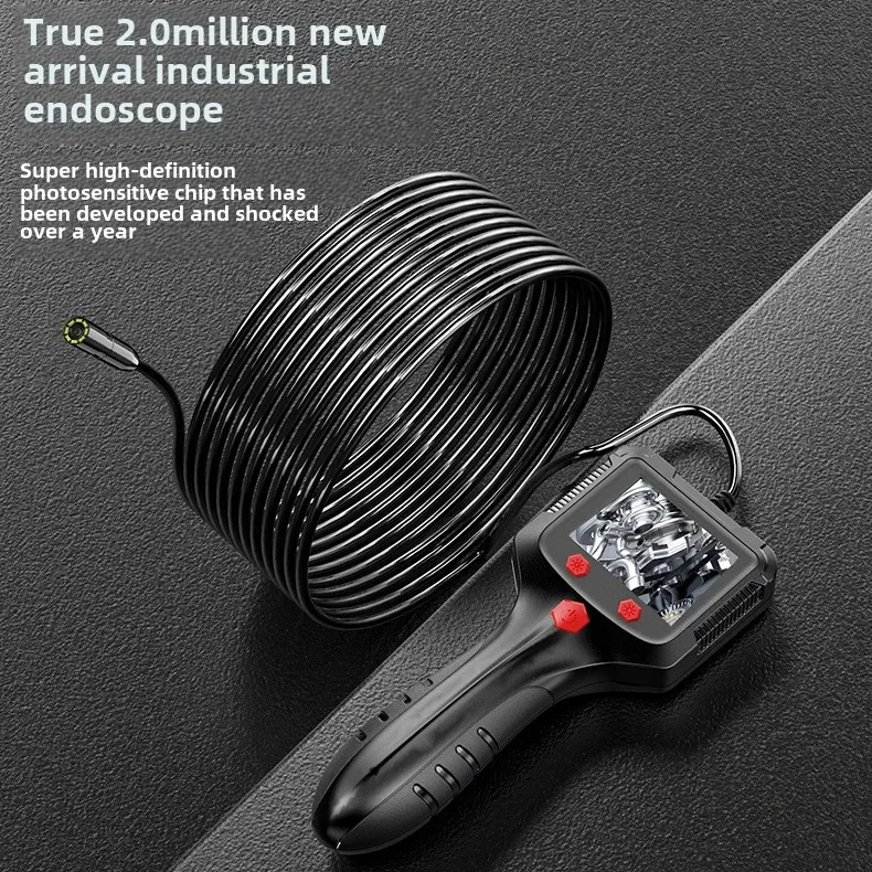 

High Definition Industrial Endoscope with Screen View Underwater Camera Detector P100 Waterproof Pipeline Handheld Endoscope