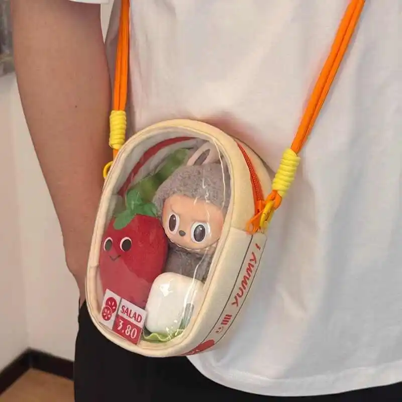 

Мини-сумка Bento Box, сумка для хранения для 17 см Ropa Labubu 3,0 v1 v2, большая в энергию, аксессуары для украшения куклы