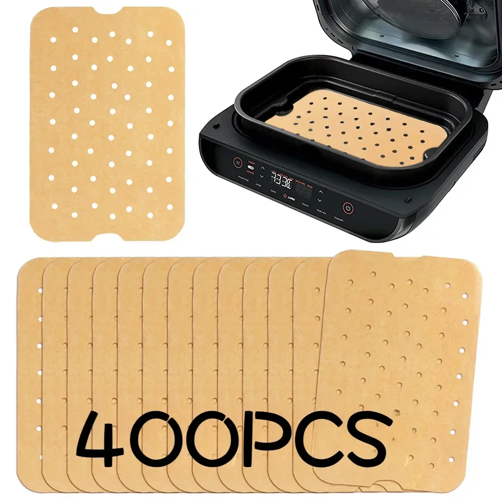 Air Fryer Parchment Paper 6-in-1 Indoor Grill Non-stick Perforated Airfryer Liner Baking Tools for FG551 Ninja Foodi Smart XL