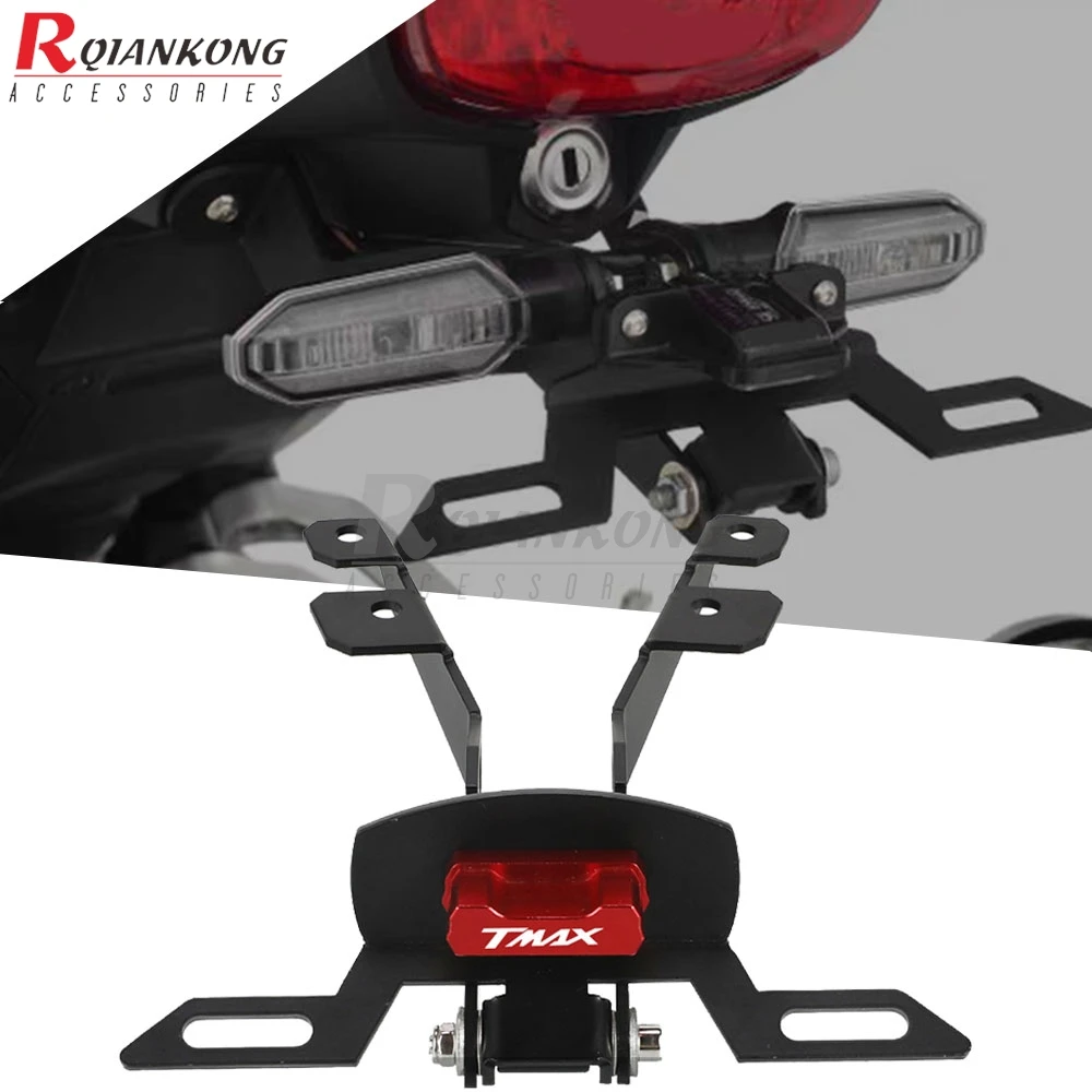 

For YAMAHA TMAX530 2017 2018 2019 TMAX560 T-MAX 560 DX/SX 2020 2021 2022 2023 2024 License Plate Holder Turn Signal Light Fender