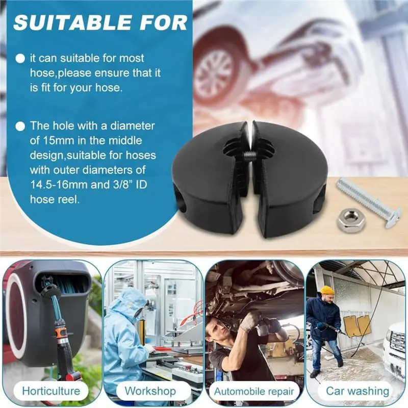 ABKI-Hose Pipe Reel Stopper For Air Hose Reels, Ball Stopper Adjustable Hose Bumper For 3/8