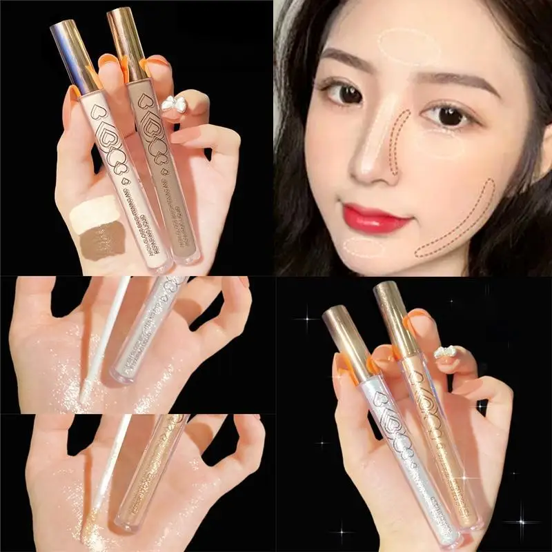 Liquid highlight shadow cement stick concealer to create three-dimensional contour nose shadow waterproof brightening eye