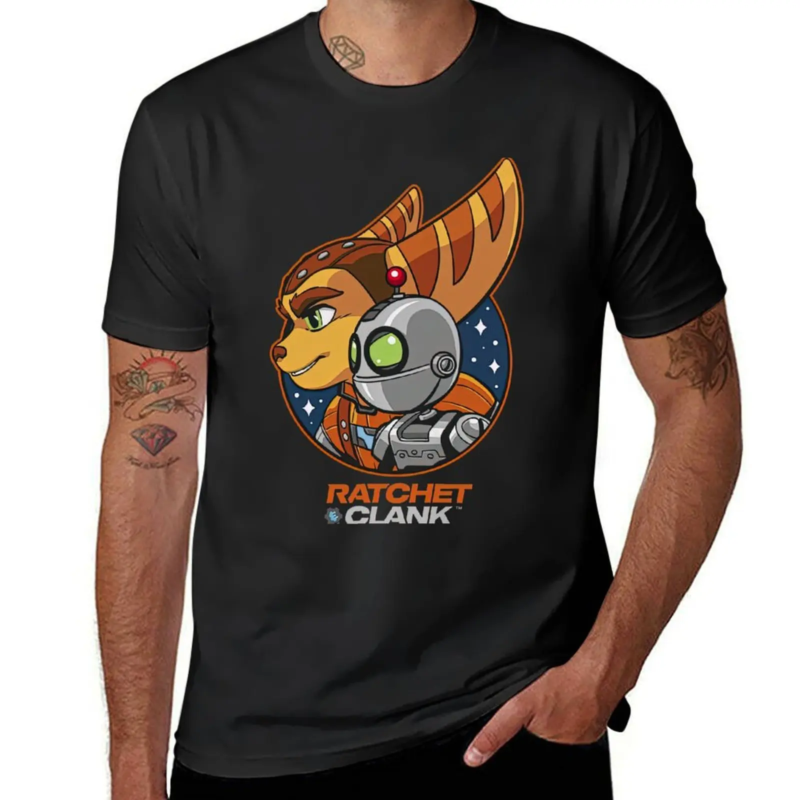 

Ratchet and Clank Rift Apart hero T-Shirt vintage clothes customs Men's t shirts