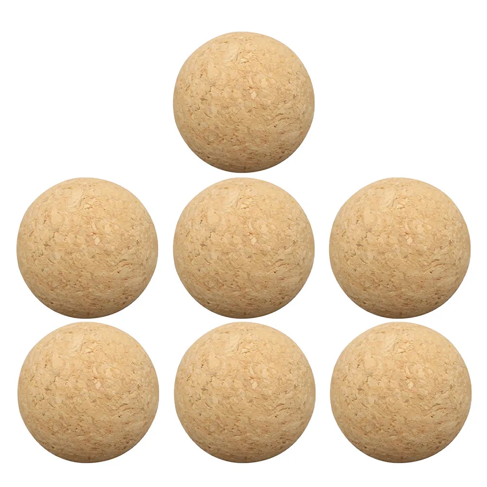 7 Piece Foosball Replacement Balls Premium Cork Table Soccer Balls Quiet Play Enhanced Control for All Ages