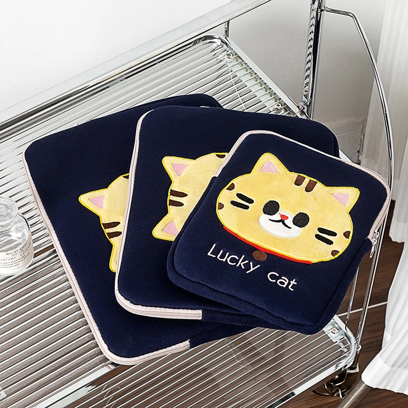 Bolsa prática para tablet para iPad Pro Samsung Xiaomi, capa resiliente para laptop de 11/13/15 polegadas para notebook Macbook Air 13.3.