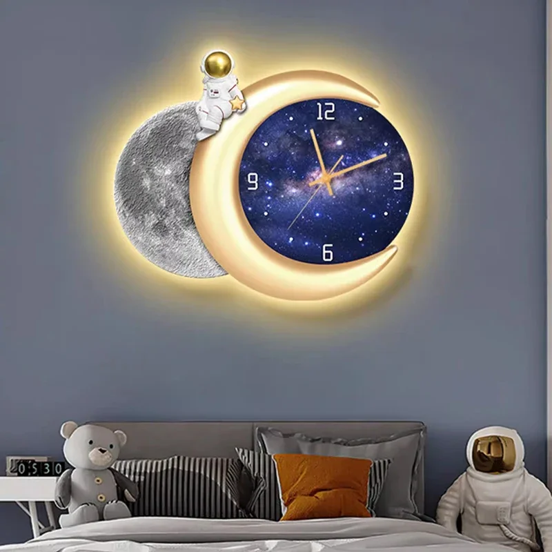 

Aesthetic Modern Wall Clocks Living Room Interior Vintage Art Mural Bathroom Wall Watch Fashion Horloge Reloj Room Decorations