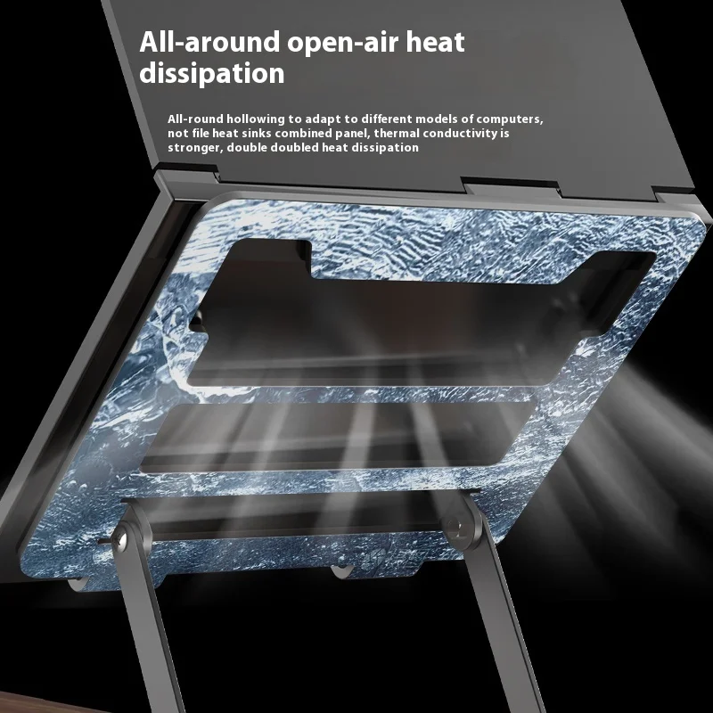 حامل معدني ثابت مضاد للانزلاق للكمبيوتر المحمول والكمبيوتر اللوحي وحامل قابل للتعديل للكمبيوتر المحمول وحامل الكمبيوتر المحمول لماك بوك