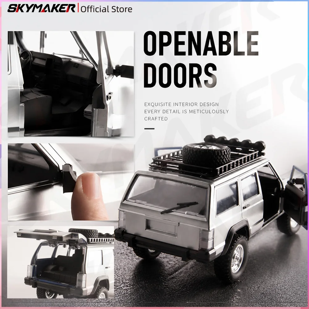 MN MN78 1/12 Cherokee RC Car 2.4G Remote Contro 4WD 280 Motor Full Proportional Off-Road Climbing Vehicle RTR Hobby Gift for Boy