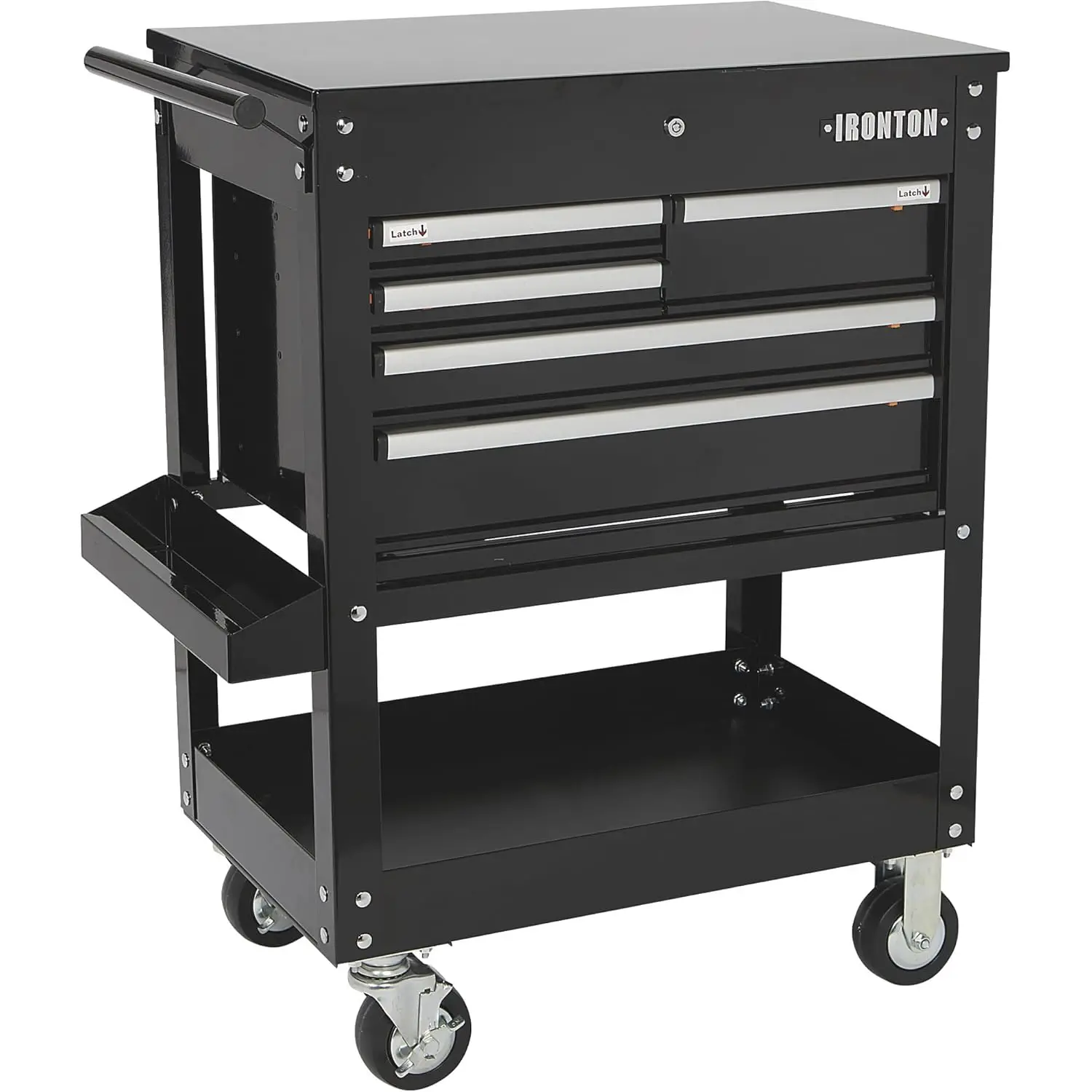 

30in 5-Drawer Mechanic Tool Cart Rolling Storage Garage Workshop 700lb Capacity, Customized