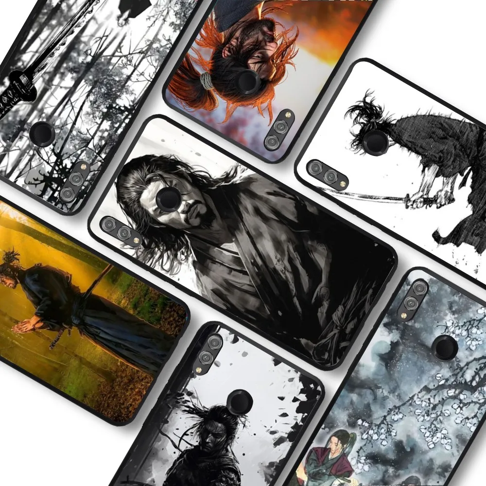 Japanese Samurai M-Musashi M-Miyamoto Phone Case For Huawei Honor 10 lite 9 20 7A 9X 30 50 60 70 pro plus Soft Silicone Cover