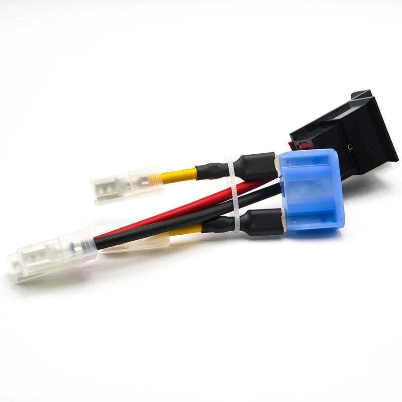 JCX 1PC Cable Assembly With 600V 12AWG Wire And 32V 60A Fuse for 12V VRLA Replacement Battery Cartridge #48