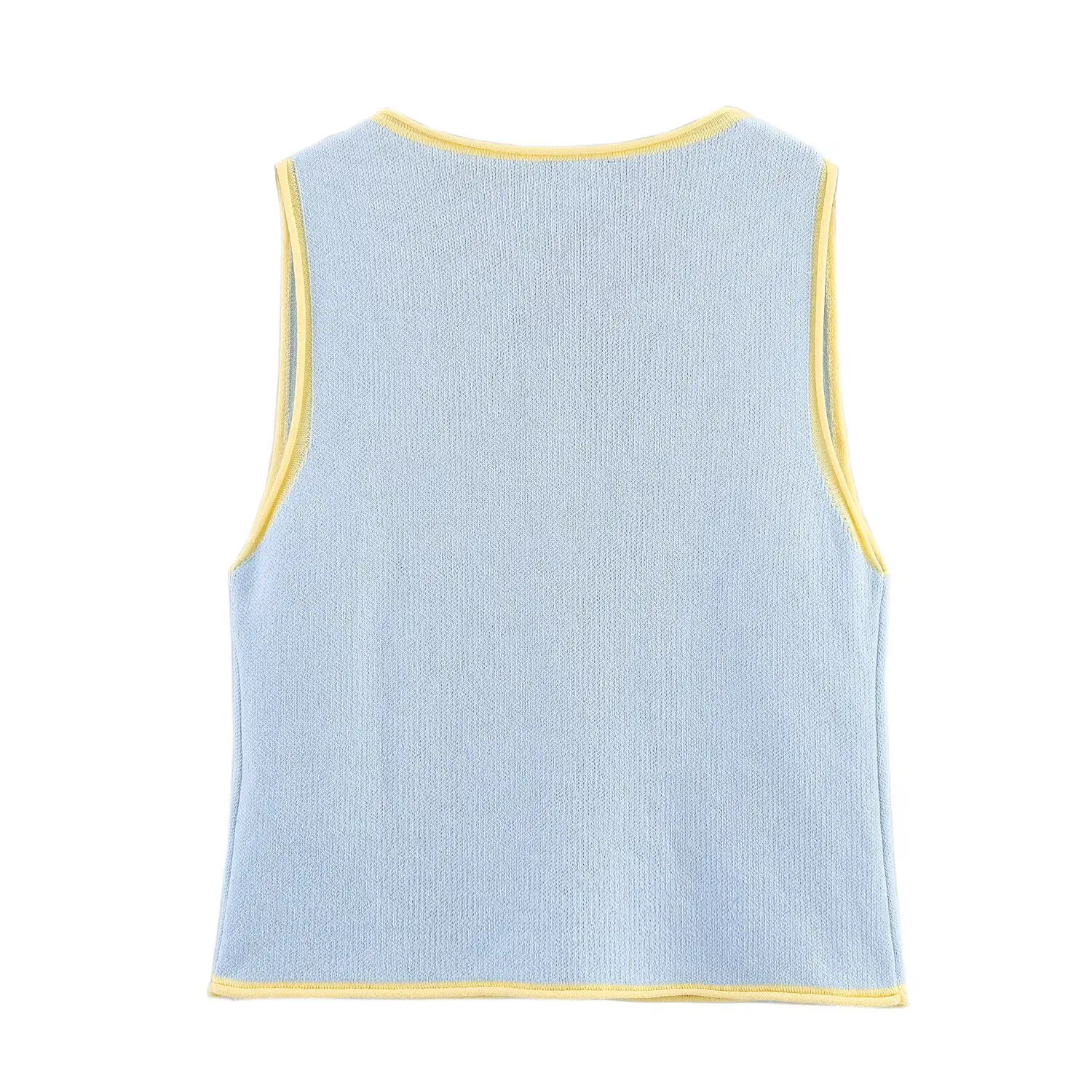 2025년 여름 신상 여성 니트 라운드 넥 레이어드 탑 패션 출퇴근용 루즈핏 단품 중국산