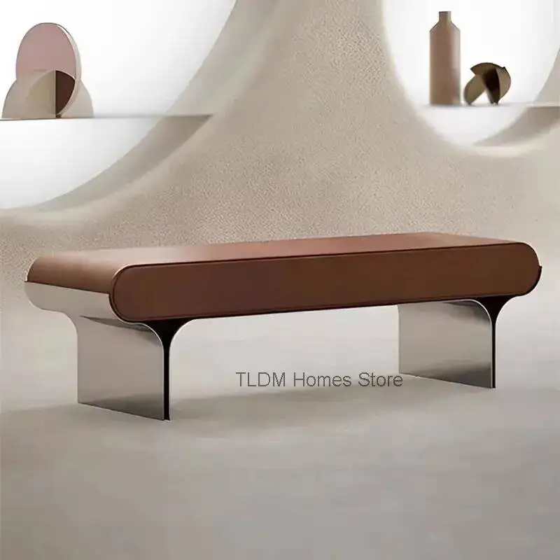 Tabouret ergonomique bas, chaise de maquillage design pour hôtel, pouf relaxant, marchepied de salon, tabouret unique, mobilier de bibliothèque