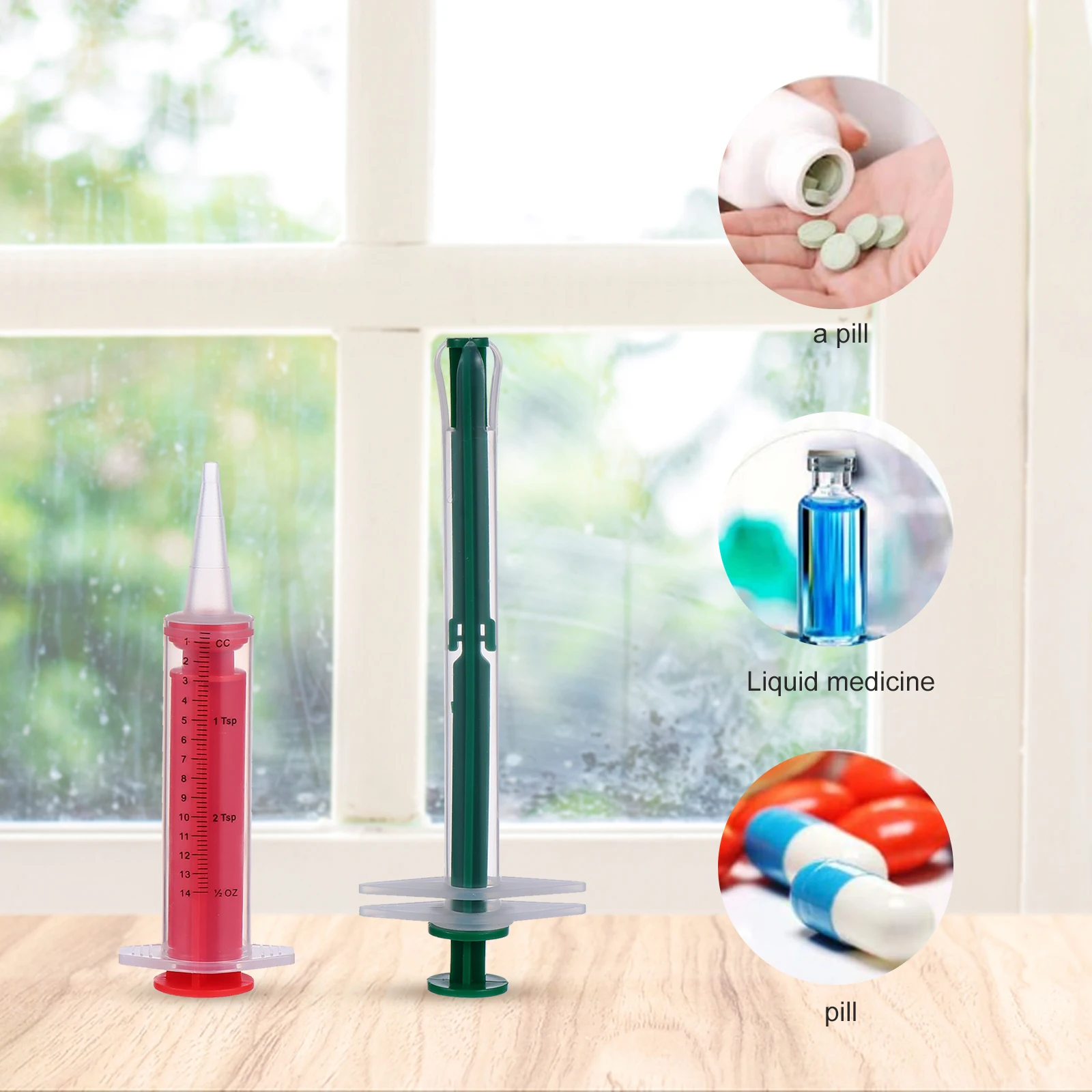 

2 Sets Medication Feeder Animals Accessories Dog Pet Feeding Tool