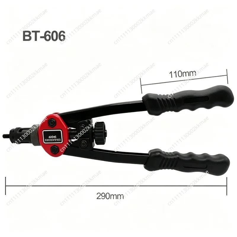 BT-606 Riveter Hand Gun Tool Rivet Insert Tool Manual Nut Chuck M3 M4 M5 M6 M8