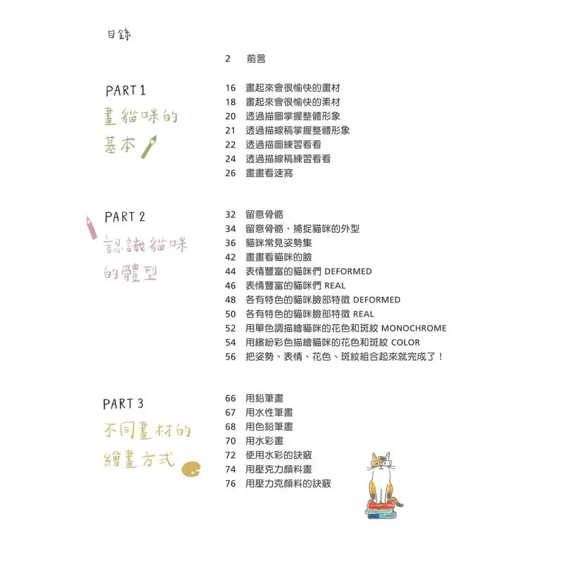 Draw Meow Meow Casually Super Easy To Follow And Draw Cute Cat Adult Doodling Exercise Book Sayo Koizumi 9786267488973