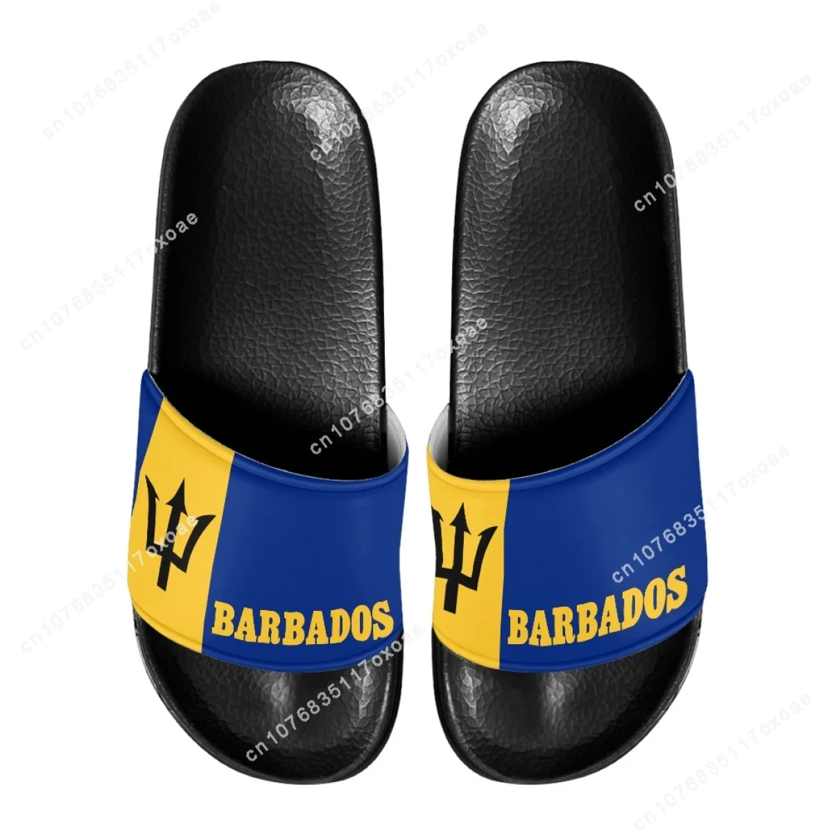 Barbados Flag Fashion Women Summer Soft Slippers Thick Platform Bathroom Home Girls Slippers Indoor Non-slip Female Slides 2023