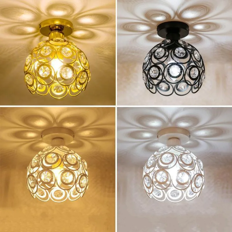 Home improvement living room lighting, crystal ceiling light, aisle corridor creative LED ceiling light