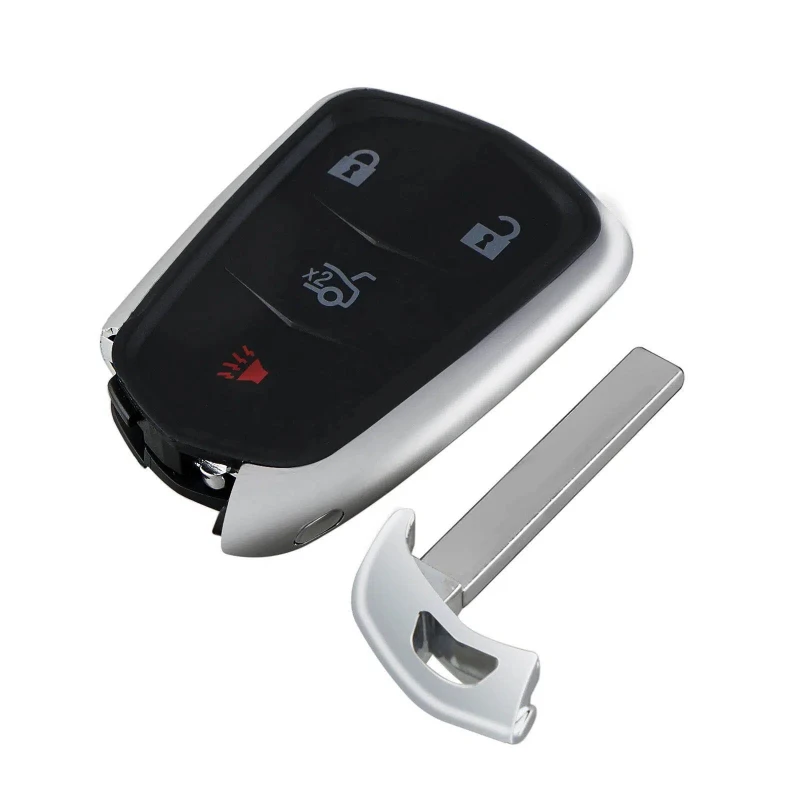 3+1 Buttons Keyless Remote Car Key 315Mhz FCC ID: HYQ2AB/433Mhz FCC ID: HYQ2EB ID46 NCF2951E Chip For Cadillac ATS CTS XTS