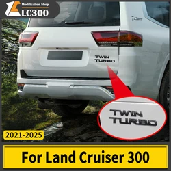 For 2025 Toyota Land Cruiser 300 Exterior Car Decoration Accessories LC300 Twin Turbo vxr Letter Sticker Tailgate emblem Tuning