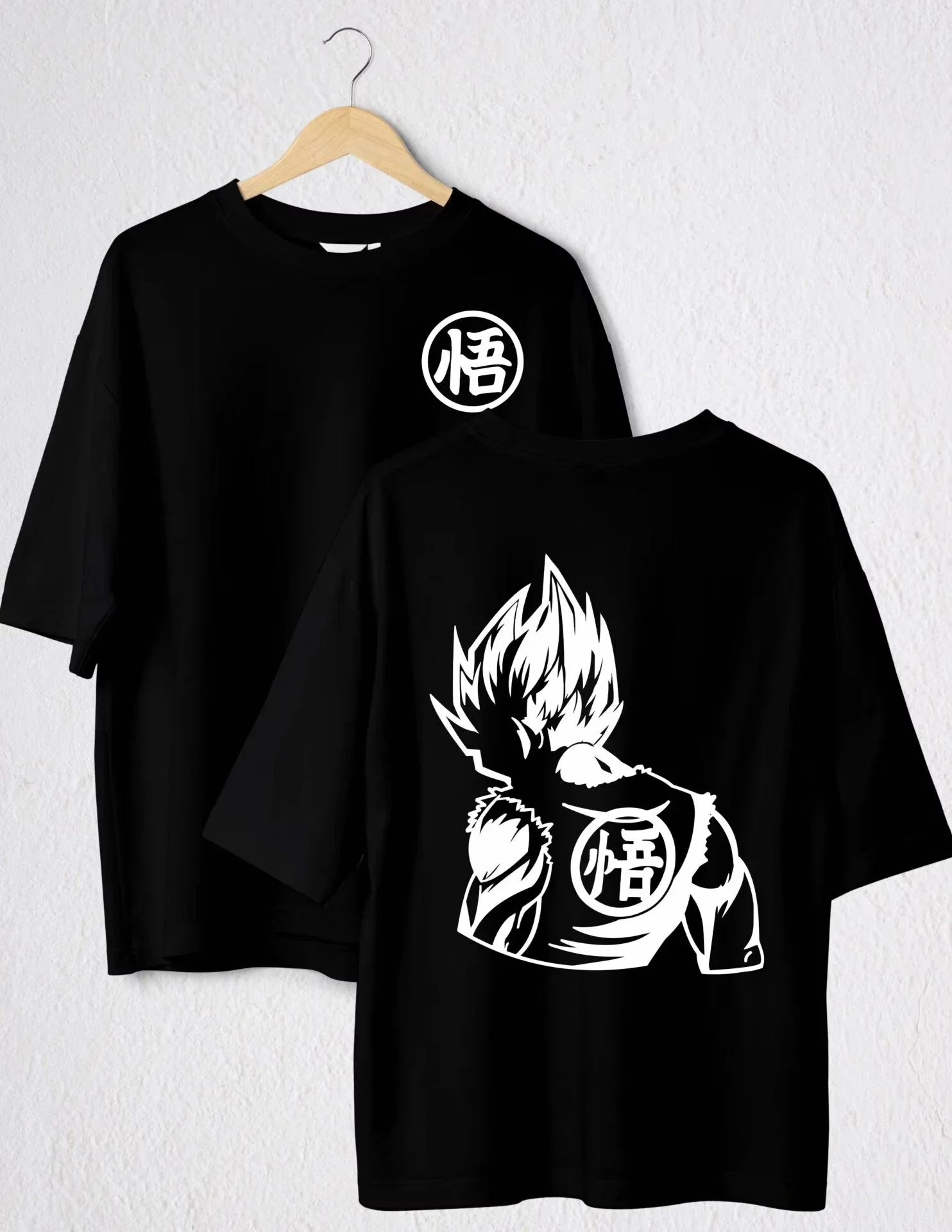 2026 Summer Dragon Ball Oversized T-shirt High Quality Kid Goku Nimbus Cloud Print UnisexCasual for Adults Kids Loose Version