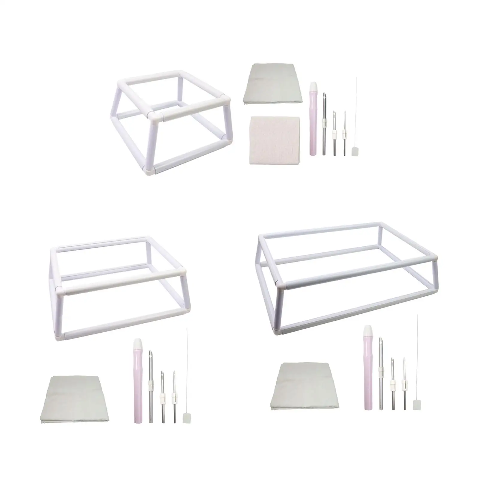 

Quilt Frame Universal Needlework Arts Crafts Projects Silk Painting Tool Needlepoint Tool DIY Sewing Hoop Holder Desktop