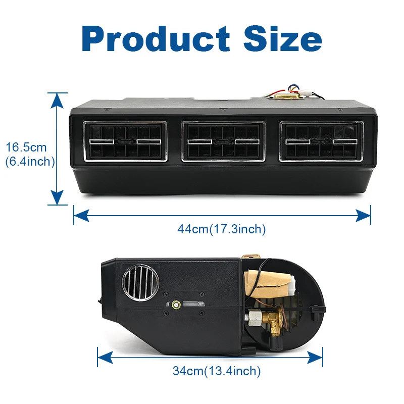 Universal Conversion 3 Speed Car Air Conditioner 12V/24V  Cooling Evaporator Assembly Unit For Trucks Tractors Vans Harvesters